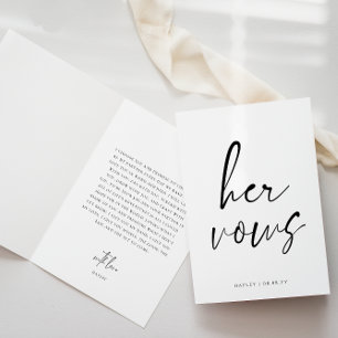 Script Sa Vows Carte Mariage