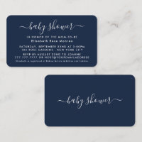 Script simple - Invitation de billet Baby shower