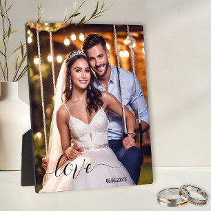 Script simple Votre Plaque Photo Mariage