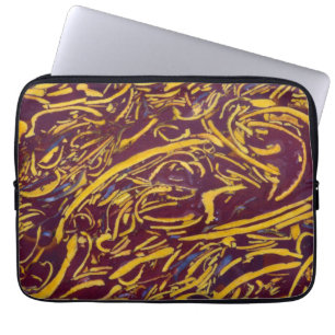 Script Stone Laptop Sleeve