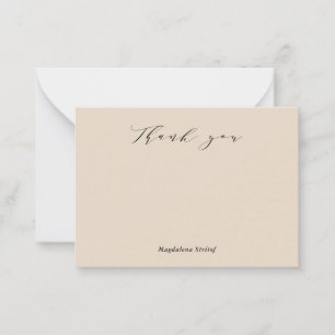 Script Thank you Note Cards