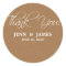 Script Thank You Wedding Favour Labels