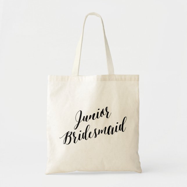 Script Tote | Junior Bridesmaid Bag (Front)