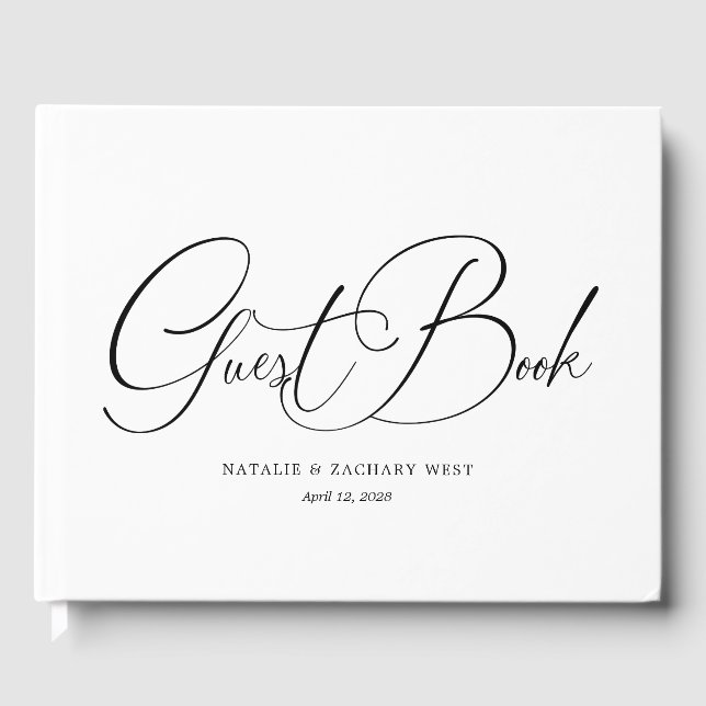Script Traditional Guest Book (Front)