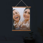 Script Typography Bestfriends Photo Hanging Tapestry<br><div class="desc">Script Typography Bestfriends Photo Hanging Tapestry</div>