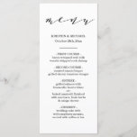 Script typography wedding menu<br><div class="desc">This is a beautiful product featuring script typography design</div>