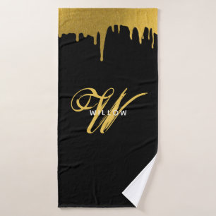 Script Vintage Black & Gold