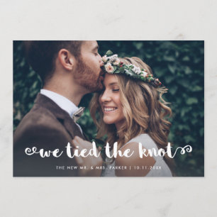 Script Whimsical  Faire-part d'Elopement photo