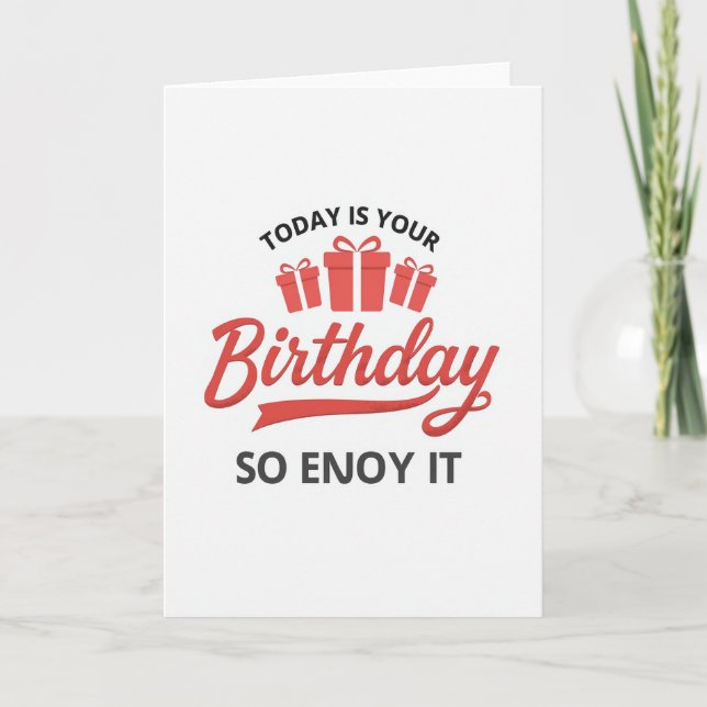 Scripted Birthday Gift Card (Front)