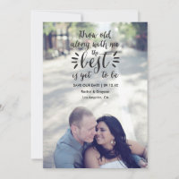 Scripted Quote Save The Date Photo Announcement