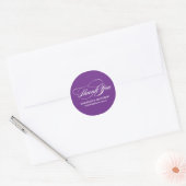 SCRIPTED | WEDDING THANK YOU FAVOR LABEL (Envelope)