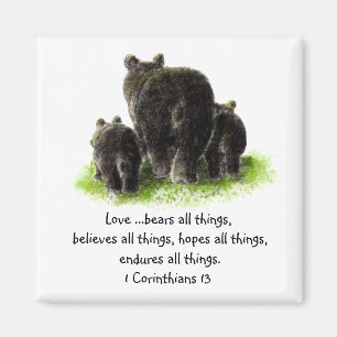 Scripture 1 Corinthians 13:4 Love is Magnet