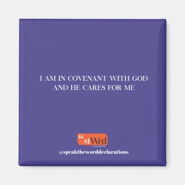 Scripture Affirmations Magnet (Front)