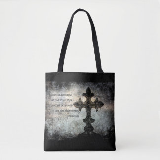 Scripture All-Over-Print Cross Body Bag