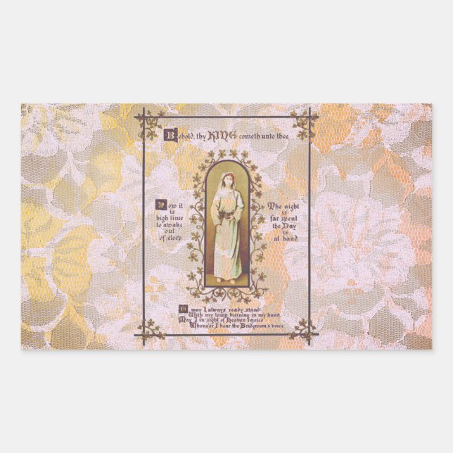 Scripture And Nun Sticker (Front)