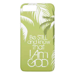 Scripture Be Still and Know I Am God Palm Trees Case-Mate iPhone Case