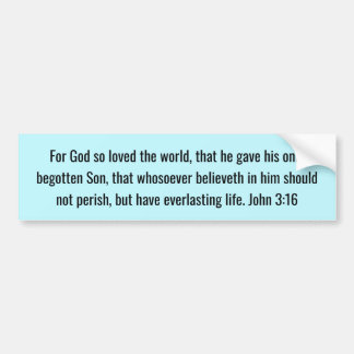 Scripture Bumper Sticker