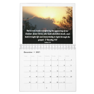 Scripture Calendar: June 202-June 2021 Calendar