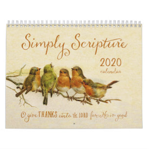 Scripture Calendar - O Give Thanks