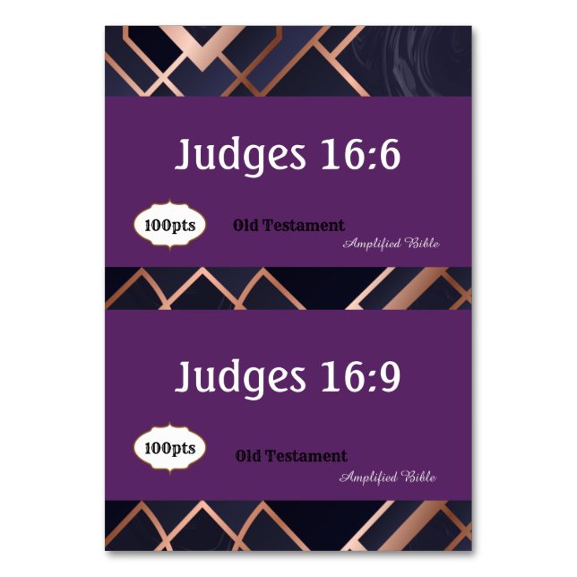 Scripture Card for Game (Back)