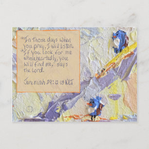 Scripture Card Jeremiah 29:12-13