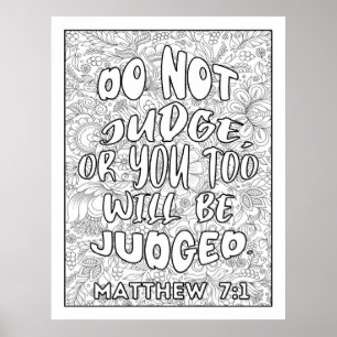 Scripture Colour Me Pretty  Poster