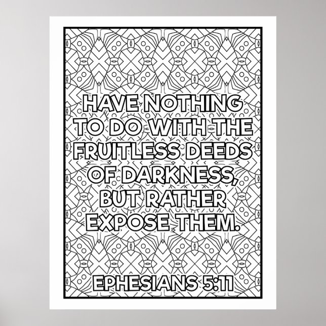Scripture Colour Me Pretty  Poster (Front)