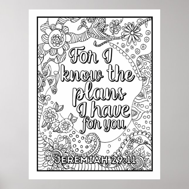 Scripture Colour Me Pretty  Poster (Front)