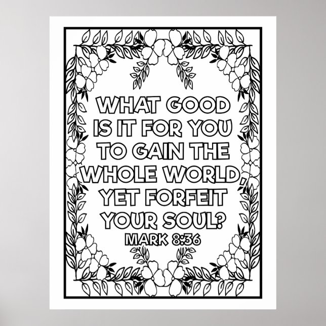 Scripture Colour Me Pretty  Poster (Front)