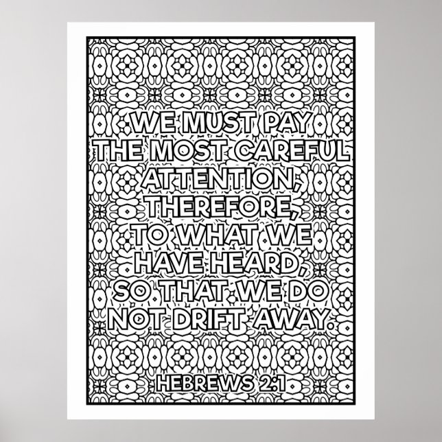Scripture Colour Me Pretty  Poster (Front)