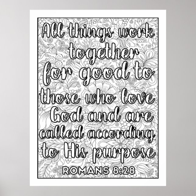 Scripture Colour Me Pretty  Poster (Front)