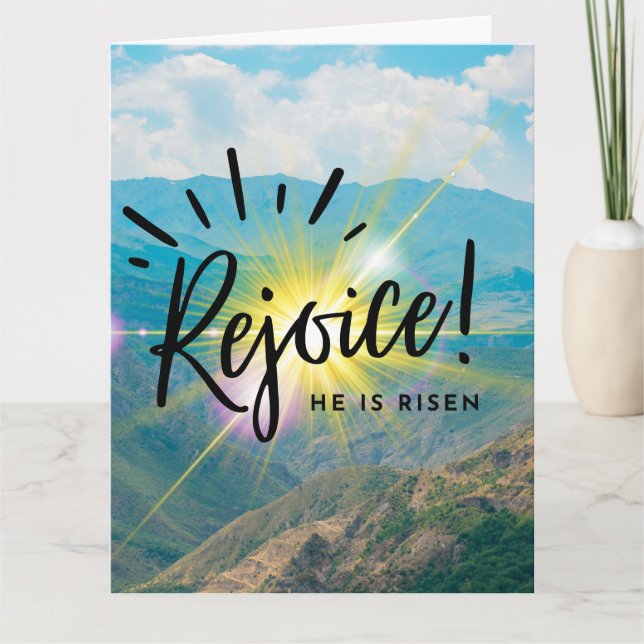 Scripture Easter Greeting Card  (Front)