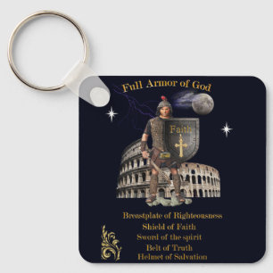 Scripture Full Armour of GOD Keychain