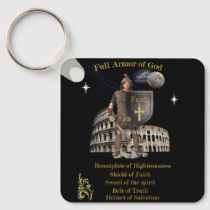 Scripture Full Armour of GOD Keychain