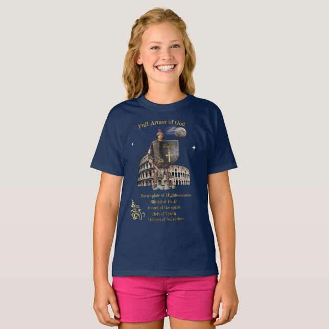 Scripture Full Armour of GOD T-Shirt (Front Full)