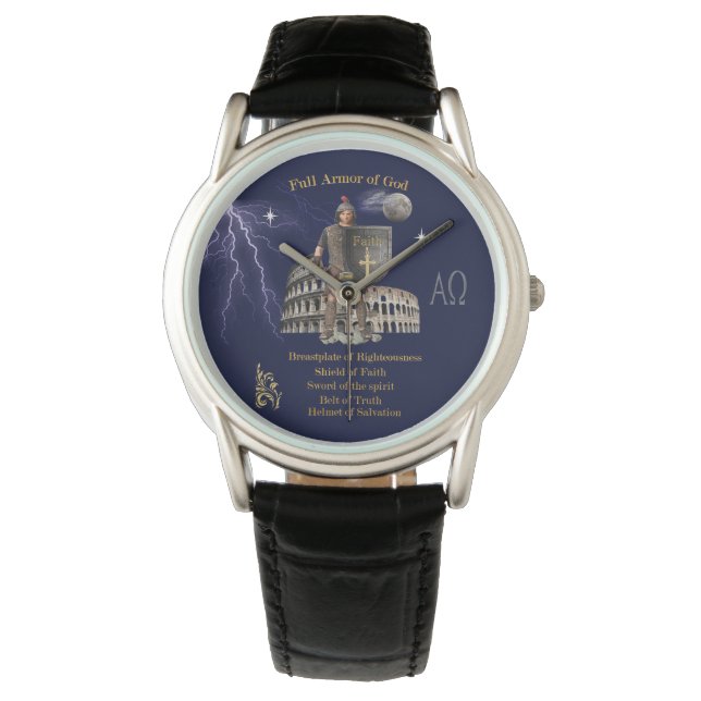 Scripture Full Armour of GOD Watch (Front)
