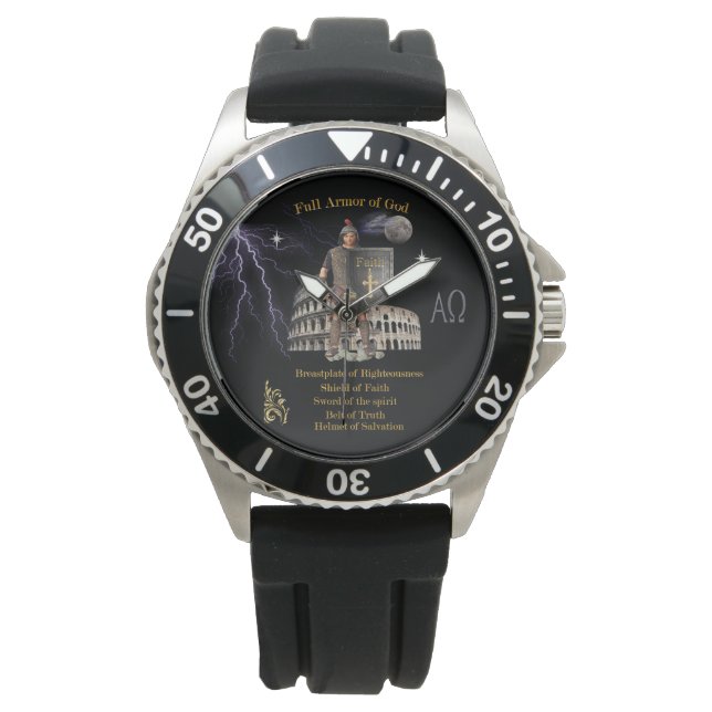 Scripture Full Armour of GOD Watch (Front)