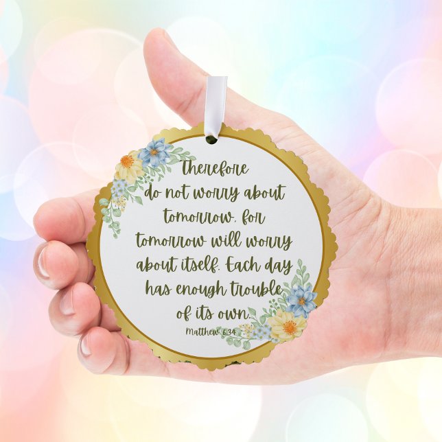 Scripture Hanging Memory Verse Ornament Card (Creator Uploaded)