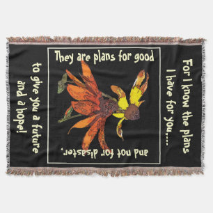 Scripture Jeremiah 29:11 Throw Blanket