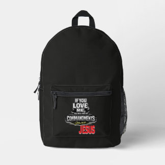 Scripture - JESUS Printed Backpack