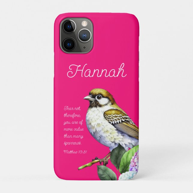 Scripture Matthew 10:31 Case-Mate iPhone Case (Back)