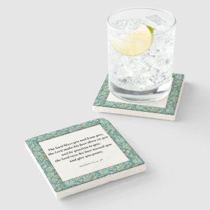 Scripture, Numbers 6:24-26 Stone Coaster