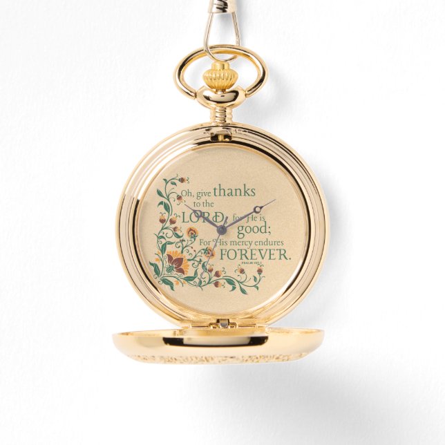 Scripture Pocket Watch  (Front)