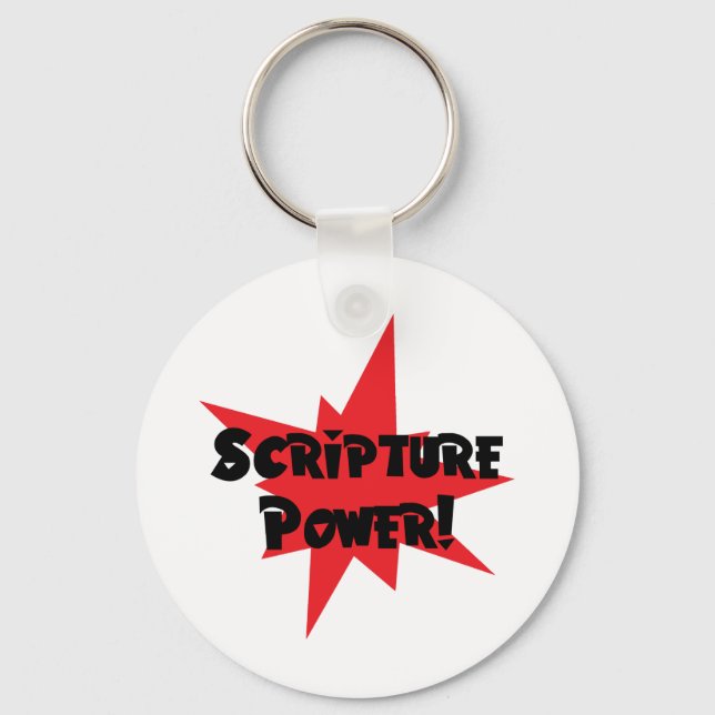Scripture Power Keychain (Front)