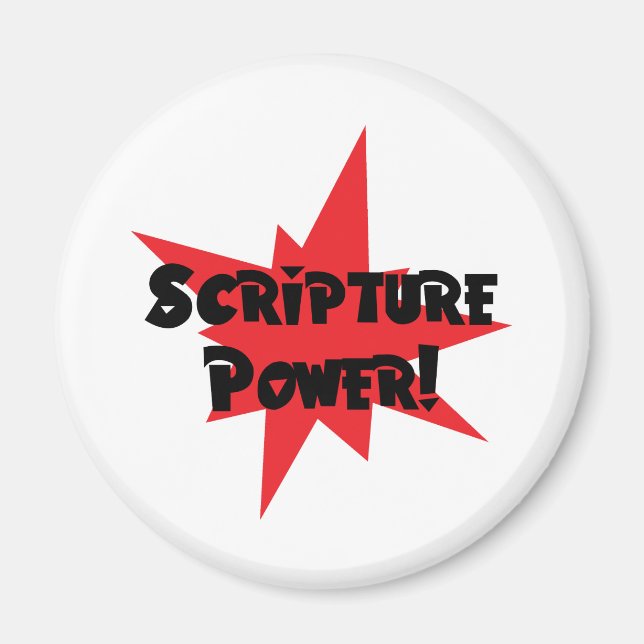 Scripture Power Magnet (Front)