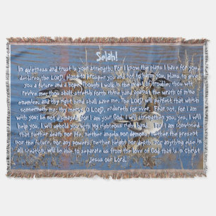 Scripture Promises of God Ducks Throw Blanket