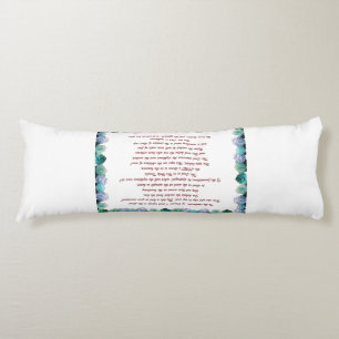 Scripture, Psalm 11, Bible Verse, Body Pillow
