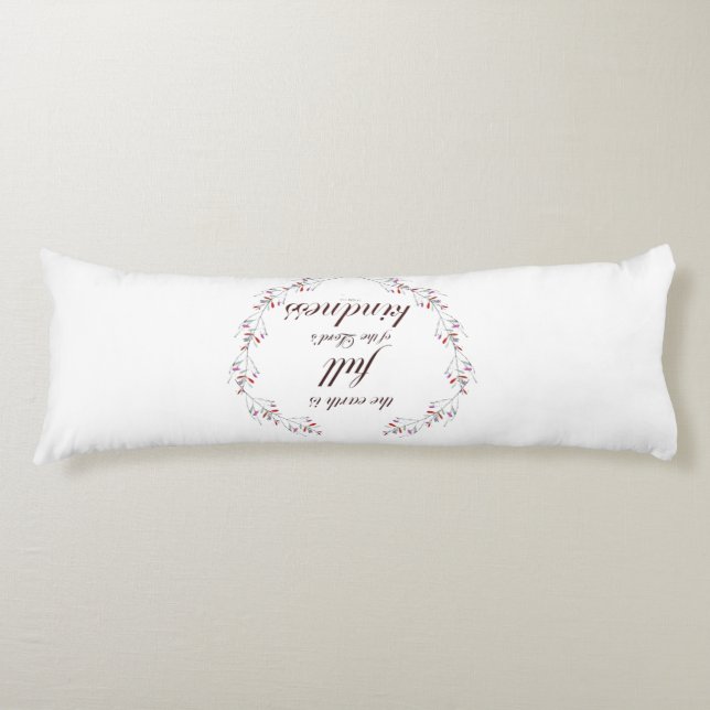 Scripture, Psalm 33, Full Kindness Body Pillow (Front)