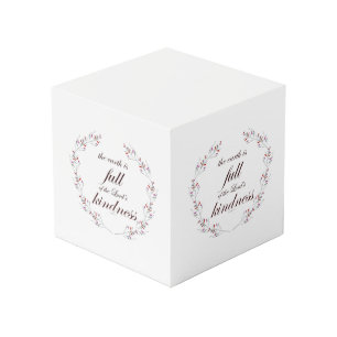 Scripture, Psalm 33, Full Kindness Cube