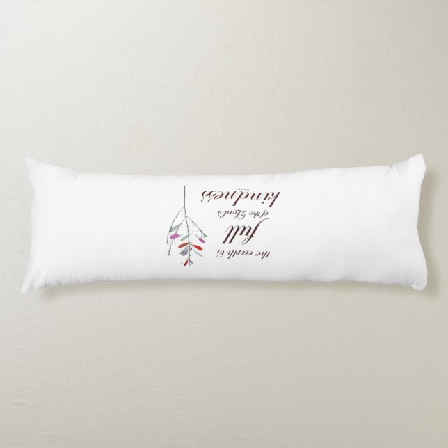 Scripture, Psalm 33, Kindness, Body Pillow (Front)